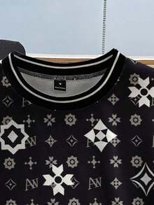 Camiseta de corte recto de talla estándar para hombre - Multicolor - Ver 4