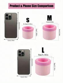 粉色硅胶便携式冰模，3D圆柱形制冰器，带防漏盖，易脱模硅胶冰格，多隔层桶形设计，可重复使用，适用于冰箱冷冻，一年四季居家/酒吧/俱乐部/户外夏季派对和冬季假日聚会的必备品，热饮和鸡尾酒配件，厨房配件，厨房用品，假日必备，夏季 - 彩色 - 查看 3