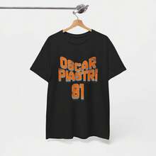 Camiseta de Carreras de Fórmula 1  Oscar Piastri |   Regalo Vintage F1 para Fanáticos de las Carreras - Negro - Ver 7
