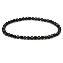 1pc Natural Agate Beaded Bracelet, 4mm Round Gemstone Elastic Cord Bracelet, Minimalist Amethyst Bracelet - Butterfly - View 7