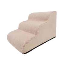 Multi-Step Pet Stairs, Sloped Stairs, High Density Pet Climbing Stairs, Customized Shape - Beige - View 5