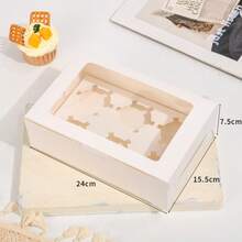 Pastry Packaging Boxes - 60er-Packung weiß - Übersicht 8