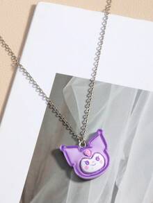 SANRIO 可爱卡通软萌甜美清新休闲三丽鸥系列KT猫库洛米和布丁狗简约精致有趣创意项链 - 彩色 - 查看 3
