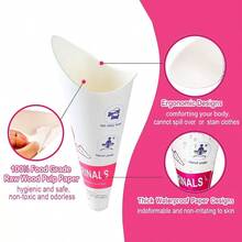 JIURUN 30PCS/50PCS Disposable Female Urination Device, Portable Pee Funnel Standing Pee Disposable For Women, Waterproof Paper Female Urinal Funnel For Camping,Travel,Hiking,Outside - 30pcs - View 3