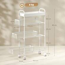 Storage Islands & Carts - White - View 2