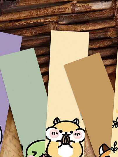 30pcs Original Animal Bookmarks Cartoon Book Reading Labels Decorative DIY Book Page Markers For Readers Libraries Office Journals Page Number Markers