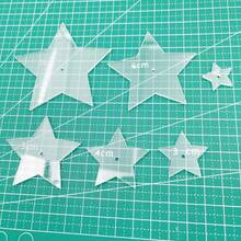Conjunto de 8 Moldes de Acrílico para Patchwork - Moldes de Costura em Formato de Coração com Linhas de Grade, Ideais para Projetos de Quilting e Artesanato, Materiais para Quilting | Moldes de Coração | Materiais de Artesanato, Suprimentos para Quilting - Multicolorido - Ver 12