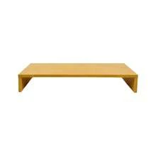 1pc Wooden Computer Monitor Stand With Storage Space, Suitable For Office Desk Organization, Laptop Stand, Desktop Storage And Room Decor - View 7