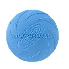 1pc Soft Non-Slip Silicone Dog Flying Disc - Suitable For Puppy Training, Lightweight Toy For Gentle Play Only, Not Suitable For Aggressive Chewers - Multicolor - View 10