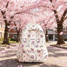 SANRIO 可爱大容量背包，适合初中、高中和大学生使用 - A - 查看 4
