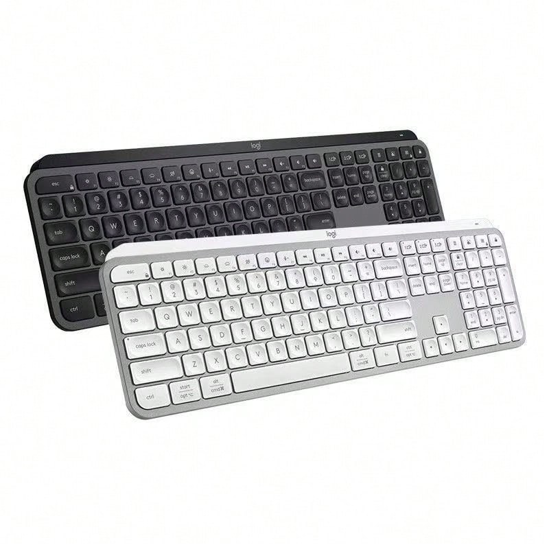 Logitech 罗技 MX Keys S 无线键盘，超薄设计，流畅精准的静音打字体验，可编程按键，背光，蓝牙连接，USB-C 充电，兼容 Windows PC、Linux 和 Chrome 浏览器。 - 查看 1