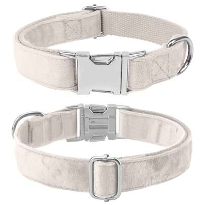 Dog Collar,Soft And Comfortable Fashionable Spring Collar ,Adjustable Small Medium Large Collar Gift For Dogs Of Boys Girls