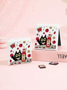 Bộ phụ kiện máy chơi game Switch 2 (2025)/Switch NS/Switch OLED tương thích với họa tiết graffiti dễ thương hình mèo và sốt cà chua, bao gồm ốp bảo vệ/đế sạc/túi đựng, chất liệu TPU mềm, kiểu dáng thời trang và tiện dụng, chân đế di động, chống sốc, chống trầy xước, chống bám bẩn, món quà lãng mạn thời trang. - Xem 14