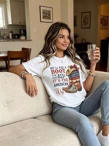 Women T-Shirts - White - View 5