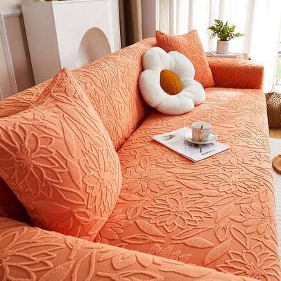1 tấm bọc ghế sofa họa tiết hoa trà, chống trượt và bền, thân thiện với thú cưng, không phai màu, đa năng, chống trầy xước, độ đàn hồi cao, nhiều màu sắc, thời trang và thoải mái, có thể giặt máy, tái sử dụng, phù hợp cho mọi mùa.