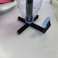 1pc Independent 3D Printed Bottle Drying Rack With Cap Holder, Improves Drying Efficiency For Various Cups - Multicolor - View 6