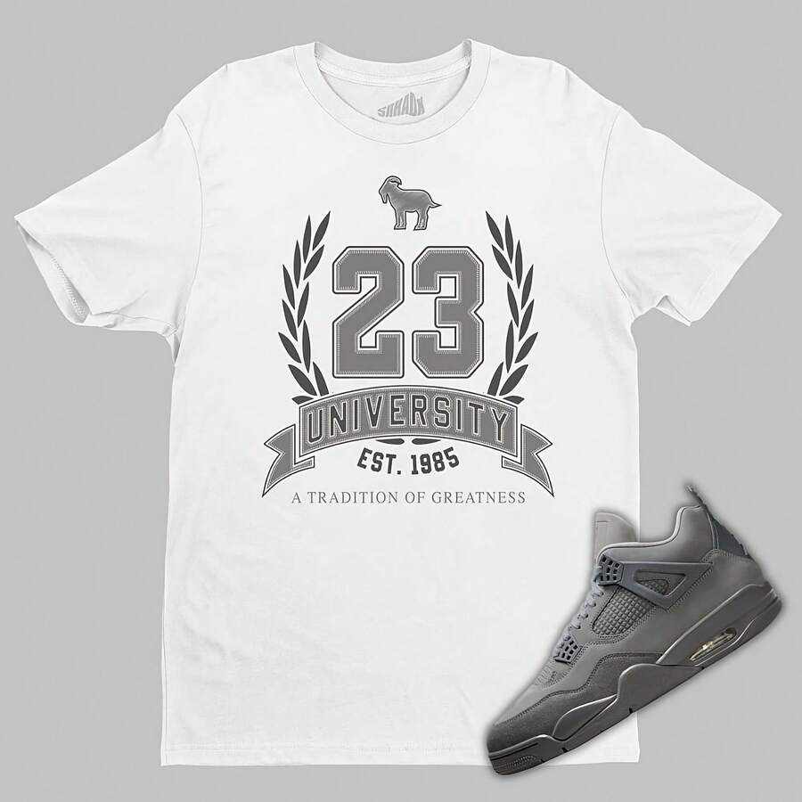 23 Matching 4 Wet Cement Varsity Jersey - 款式 - 查看 1