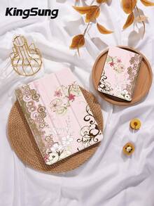 Ốp lưng máy tính bảng họa tiết hoa anh đào và nốt nhạc, tương thích với iPad 9.7/10.2/10.5/10.9/12.9/Pro 11, thế hệ thứ 10, Air 8 (M4) 2026 (11/13 inch), tương thích với Samsung Galaxy Tab S6 Lite 10.4 inch, tương thích với Kindle Paperwhite thế hệ thứ 12 2024, Kindle thế hệ thứ 11 2022. Có chức năng chống rơi vỡ, chân đế thông minh/tự động bật/tắt màn hình. - Nhiều màu - Xem 7