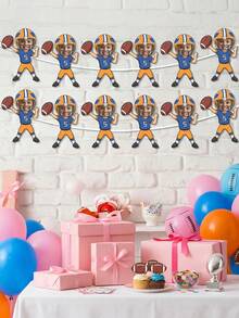 7/14/21pc Banner trang trí tiệc cầu thủ bóng đá tùy chỉnh ảnh và chữ, Dây trang trí hình mặt cầu thủ bóng đá trẻ em cá nhân hóa, Dây cờ trang trí tiệc theo chủ đề đội bóng tùy chỉnh, Trang trí sinh nhật bóng đá, Trang trí tiệc độc đáo/ngày thi đấu, Dành cho các bữa tiệc theo chủ đề người hâm mộ bóng đá trẻ em, Phông nền sinh nhật theo chủ đề bóng đá, Banner trang trí tiệc đội bóng đá tùy chỉnh ảnh. - Nhiều màu - Xem 8