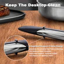 Grill Tongs 11.47-Inc Wit Silicone Ts  Grilling And Barcue Eat Reant And  Stains Steel  Tongs  BBQ Outdoor  And Cong Ot Grilled Food - Black - View 3