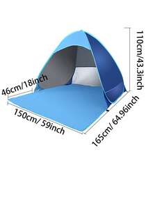 1 chiếc lều cắm trại gấp gọn, tự động mở nhanh, dùng cho bãi biển. - Nhiều màu - Xem 5
