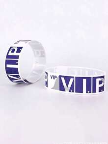 100 chiếc vòng đeo tay giấy chống thấm nước, vòng đeo tay giấy VIP nhẹ, có keo dính, thích hợp cho các sự kiện, buổi hòa nhạc, câu lạc bộ, lễ hội, phụ kiện ngày lễ. - Xem 11