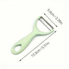 Bộ dụng cụ gọt vỏ bằng thép không gỉ 1/2 món - Dụng cụ nhà bếp đa năng tiết kiệm và thiết thực, có nắp bảo vệ, máy chế biến rau củ quả hiệu quả. - Nhiều màu - Xem 5