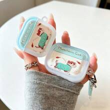 Sweater Cat Print Protective Case Compatible With Apple , Anti-Scratch And Drop Protection - Multicolor - View 1