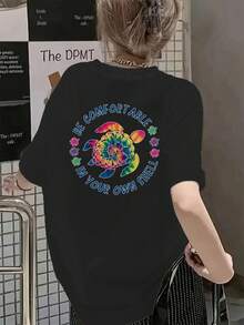 Women T-Shirts - Black - View 2