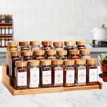 Empty Spice Jars With Label Pack (12x Lid Glass Jar). Small 6oz Spice Storage Bottles. - 12 PCS - View 6