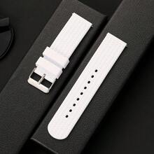 Men Tire Texture Watch Band 18mm 20mm 22mm 24mm Quick Release Spring Bar Waterproof Replacement Silicone Watch Strap - Mouldless - View 26