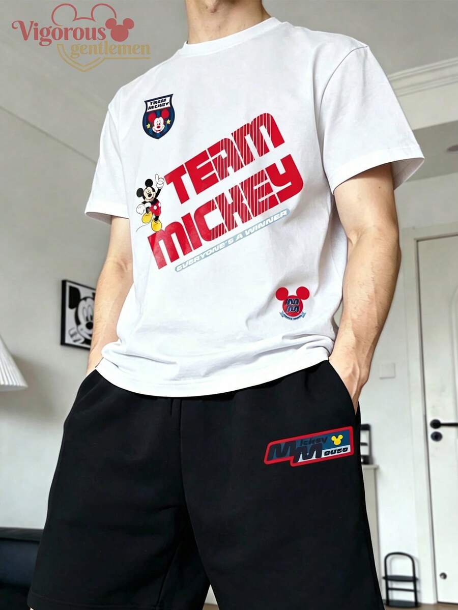 Disney "Team Mickey Everyone's A Winner" 2-Piece Outfit - trắng - Xem 1