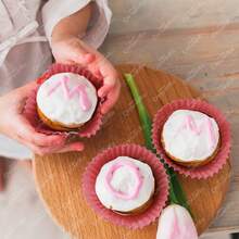 Red Cupcake Liners For Baking, 500 Pcs Standard - View 5