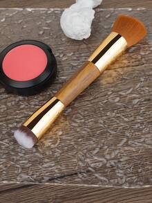 Dual-Ended Foundation Concealer Makeup Brush Rounded Taperd Flawless Brush Ideal For Liquid Cream Powder Blending Concealer - Multicolor - View 4