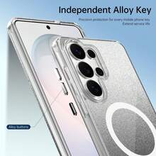 (Follow The Store, Collect The Product To Get A Free Lanyard) Magnetic Phone Case/Kickstand Phone Case + Wrist Strap Phone Case, Suitable Compatible With Apple 17 Pro Max/16 Pro Max/15 Pro Max/14 Pro Max/13 Pro Max/12 Pro Max/11, Suitable For Samsung S26 Series - Black - View 3