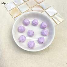 12mm Piedra irregular de unicolor chapada en AB con orificio pasante, material para accesorios de joyería DIY/cuerda de teléfono móvil, pulsera y otros - Multicolor - Ver 31