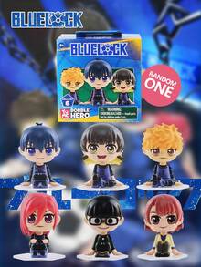 Crunchyroll 1PC Blue Lock Official Licensed Blind Bag 3D Anime Keychain Mystery Box Random One Characters Isagi Bachira Kunigami Chigiri Nagi Reo Gin Gagamaru PVC Bag Clip Pendant Collectible Keyring Backpack Charm Gift For Fans Birthday Christmas Surprise Gift - Multicolor - View 9