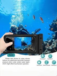 Sarung Ponsel Tahan Guncangan dan Air 6,9 Inci, Casing Ponsel Universal Tahan Air Layar Sentuh dengan Penyangga, Tahan Benturan, Cocok untuk Semua Smartphone, Hadiah Sempurna untuk Penggemar Olahraga Air, Hadiah Musim Semi - MultiWarna - View 8