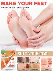 5 Packs Foot Peeling Mask Exfoliant For Peeling Off Calluses, Natural Exfoliator For Dry Dead Skin, Callus, Repair Rough Heels Soft Smooth Touch, Moisturizing And Nourishing Foot Care - View 3