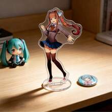 Doki Doki Literature Club! Approx. 12cm Long, Acrylic Q-Version Anime Figurine, Anime Character Desktop Decor, Window Sill Anime Ornament, Cute Anime Decoration, Bedroom Decor, Home Decor - one-size - View 8