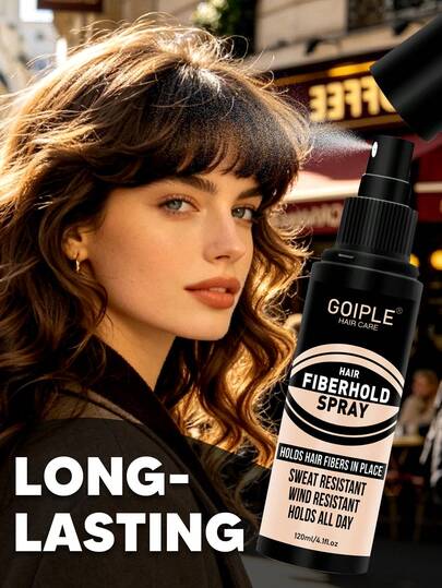Xịt tạo kiểu tóc dạng sợi 120ml/4 fl oz, gel khóa sợi tóc, giữ nếp mạnh mẽ, chống thấm nước và gió, tạo kiểu lâu trôi cả ngày, tăng cường cấu trúc sợi tóc mỏng và yếu, khô nhanh không gây bết dính, dưỡng ẩm, tăng độ phồng và bóng mượt, phù hợp với mọi loại tóc và màu tóc, nhỏ gọn và dễ sử dụng.