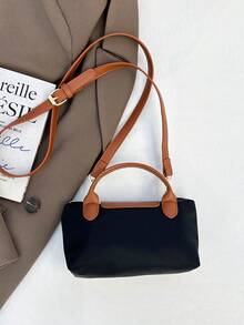 Fashionable Pink Handbag And Crossbody Bag, Women's Bag, Compact And Exquisite Phone Bag, Easy To Carry, Suitable For Daily Outings And Commuting Crossbody - Black - View 5