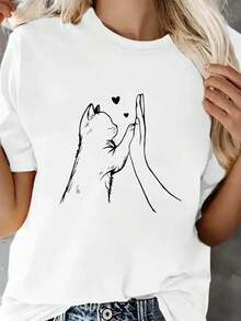 Women T-Shirts - White - View 3