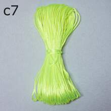 1pc/1set, 20m/Pc 1.5mm Wide Polyester DIY Jewelry Handmade Rope, Dyed Nylon Thread, Chinese Knot Rope, DIY Bracelet Necklace Rope, Shamballa Rope, Used For Gift Box Packaging, Bracelet Rope, Paper Roll Binding, Korean Thread, Gift Binding Rope, Beading Rope, Wedding Party Colorful Rope, Textile Colorful Rope, Hair Braid Decoration Rope, Seven-Color Rainbow Gift Line Rope, 10pcs/15pcs Pack, Gift Binding Rope, Tassel Making Rope, Jade Thread Fine Rope - Wire - View 10