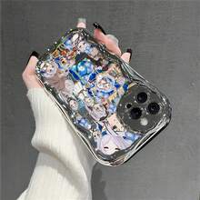 Funda para móvil con un encantador personaje de fantasía, compatible con fundas para iPhone de Apple. Fabricada en TPU, ofrece protección contra golpes y caídas. Un regalo perfecto para amigos y familiares. ¡Disfruta de una combinación de estilo y durabilidad con este original diseño! - Plateado - Ver 4
