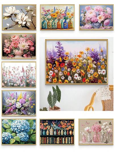 1pc 20"X16" Digital Oil Painting Kit Suitable For Adults And Beginners, Frameless, DIY Easy Acrylic Paint Set, Home Decor Craft, Ideal Gift For Birthday, Father's Day, Christmas, Mother's Day, Valentine's Day