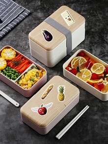 Pegatinas de comida divertidas con expresiones humorísticas y poses interesantes, personalizables, de material de vinilo resistente al agua, adecuadas para refrigeradores, loncheras, aportando alegría y risas - Varios estilos - Ver 3