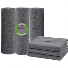 Extra Large Microfiber Cleaning Cloth 60x90 Cm, 3 Pack - Black - View 11