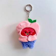 Móc khóa thú bông mini 9cm hoạt hình dễ thương, phụ kiện treo ba lô, dây buộc tóc trái cây hoạt hình, mặt dây treo búp bê bông, quà tặng sinh nhật & Giáng sinh cho bạn bè - Nhiều màu - Xem 4