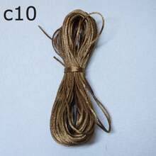 1pc/1set, 20m/Pc 1.5mm Wide Polyester DIY Jewelry Handmade Rope, Dyed Nylon Thread, Chinese Knot Rope, DIY Bracelet Necklace Rope, Shamballa Rope, Used For Gift Box Packaging, Bracelet Rope, Paper Roll Binding, Korean Thread, Gift Binding Rope, Beading Rope, Wedding Party Colorful Rope, Textile Colorful Rope, Hair Braid Decoration Rope, Seven-Color Rainbow Gift Line Rope, 10pcs/15pcs Pack, Gift Binding Rope, Tassel Making Rope, Jade Thread Fine Rope - Wire - View 8